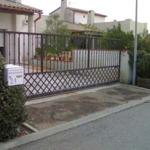 Portail en ferronerie